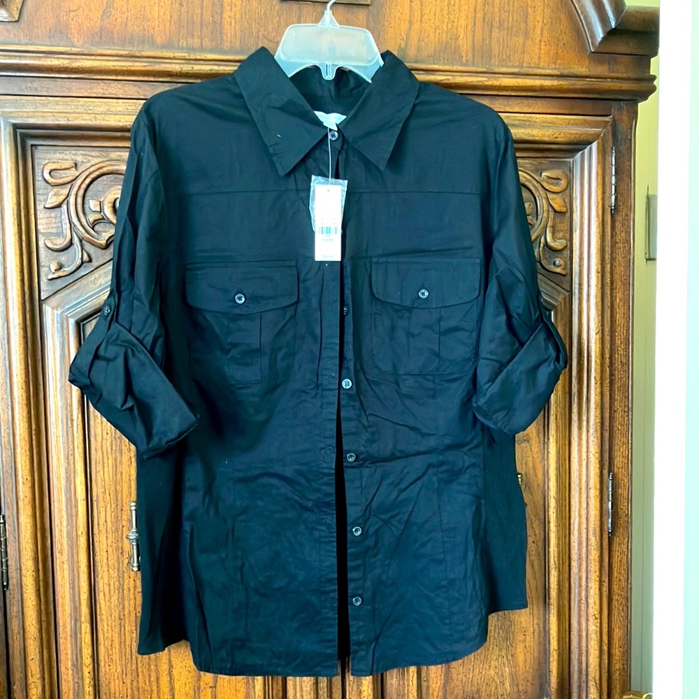 NWT New York and company size XL short sleeve or long sleeve shirts